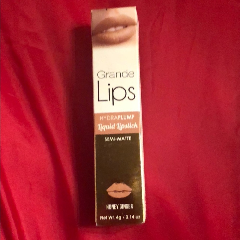 A matte lipstick